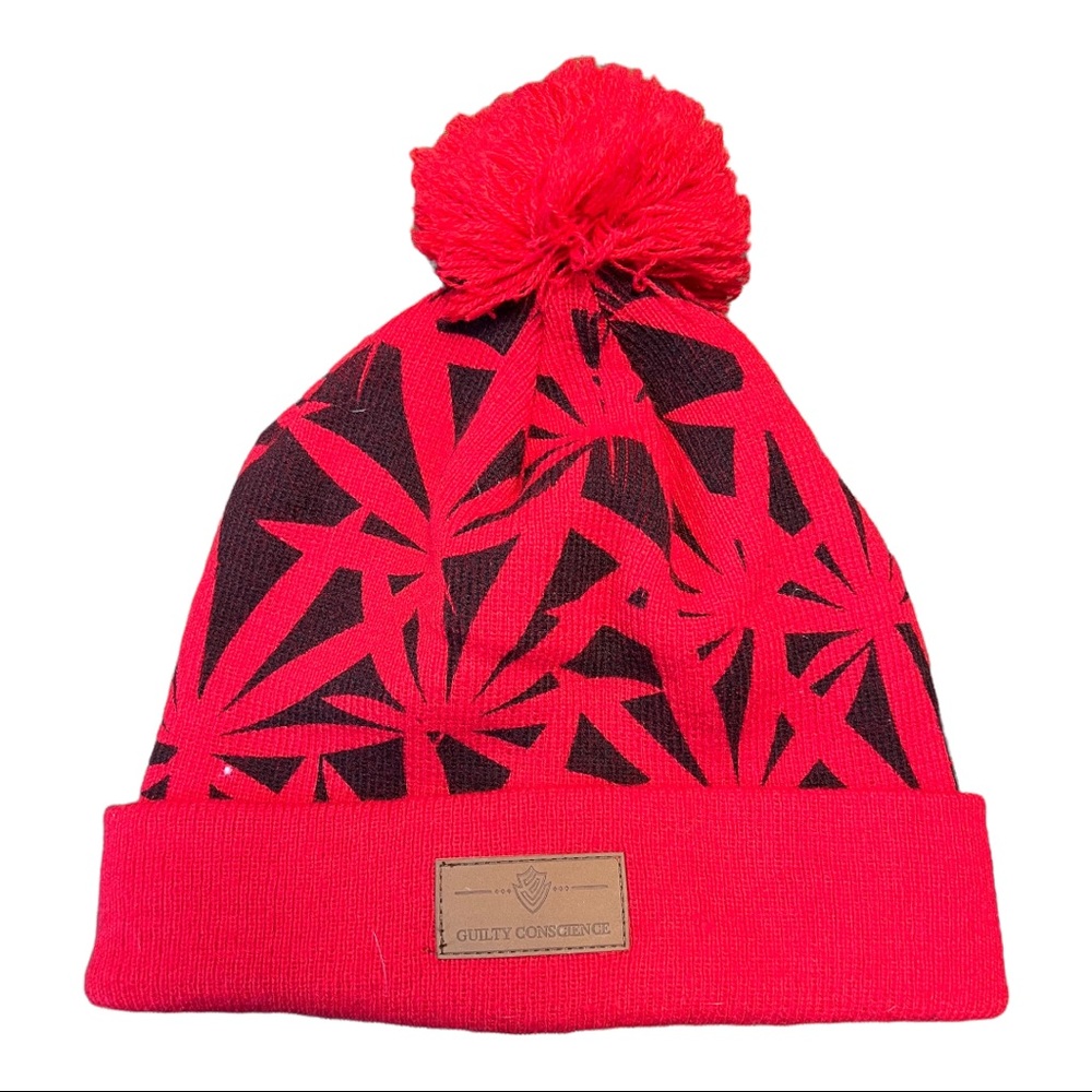 Guilty Conscience - Red Plant Leaf Hat - OSFM
